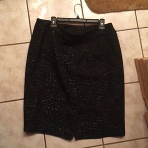 Nine West Sparkle Tweed Pencil Suiting Skirt